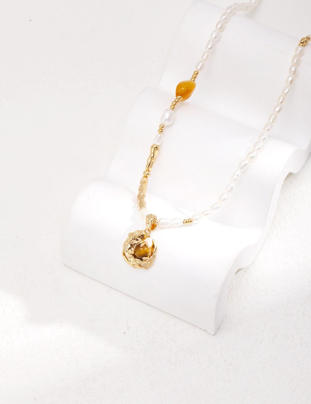 P+Tiger’s eye Necklace